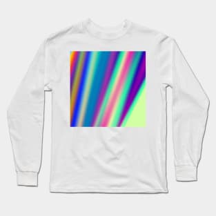 colorful rainbow abstract texture pattern background Long Sleeve T-Shirt